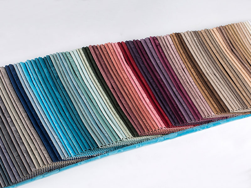 Vielseitige gefärbte geprägte Samtstoff für Handwerk und DIY -Projekte