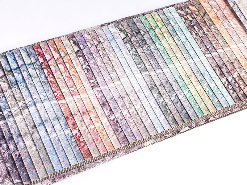 High -End -gedruckte Präge -Laminierungs -Samtgewebe - exquisit und elegant