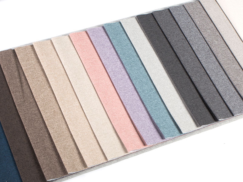 100% Polyester weicher kationischer Garn-Imitation Leinenmaterial MDN-M2022