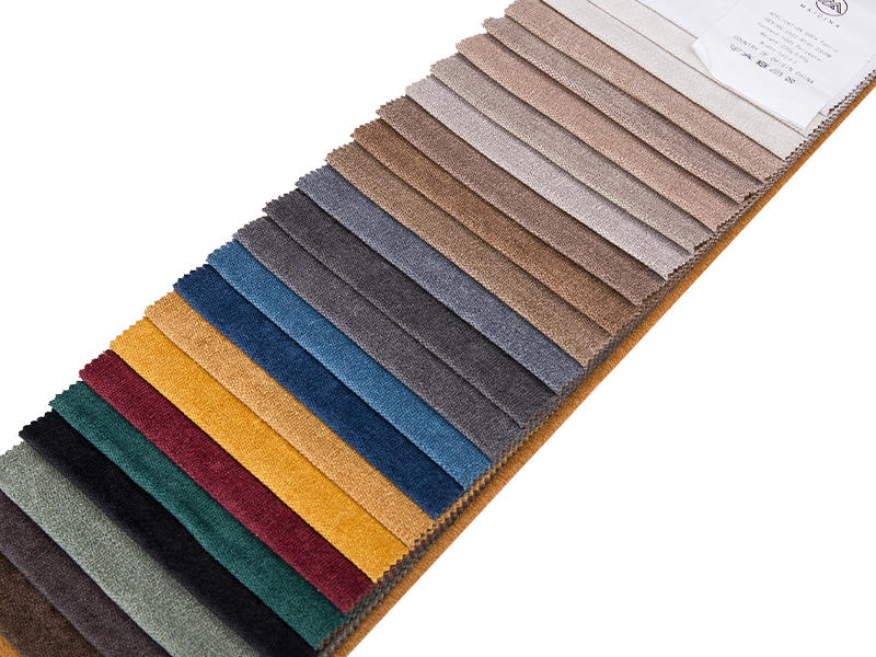 250 - 520GSM Feste Farbe Chenille Polsterstoff Stoff
